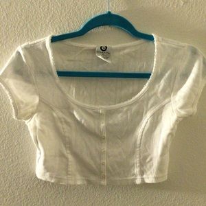 White Crop Top